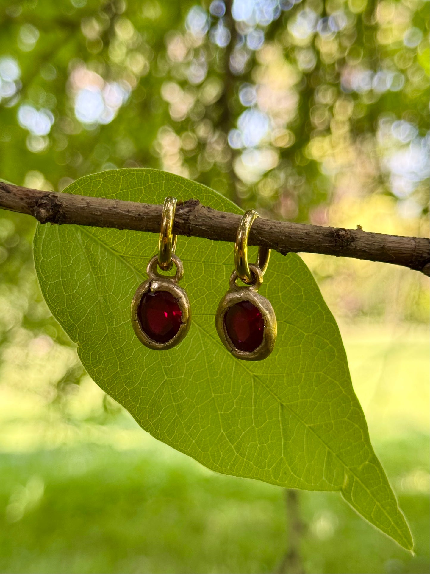 Granate Earrings