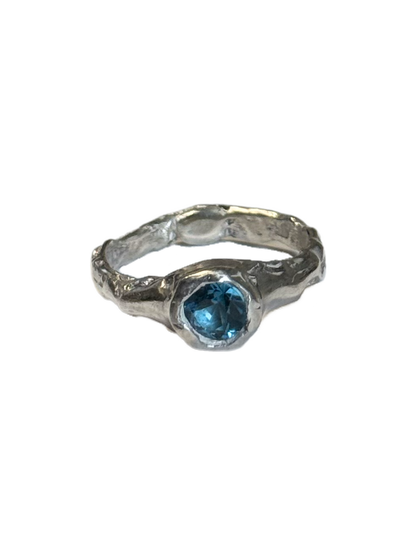 Topacio Ring — 925 silver ring with topaz, Camila D. Daneri