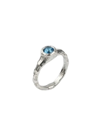 Topacio Ring — 925 silver ring with topaz, Camila D. Daneri