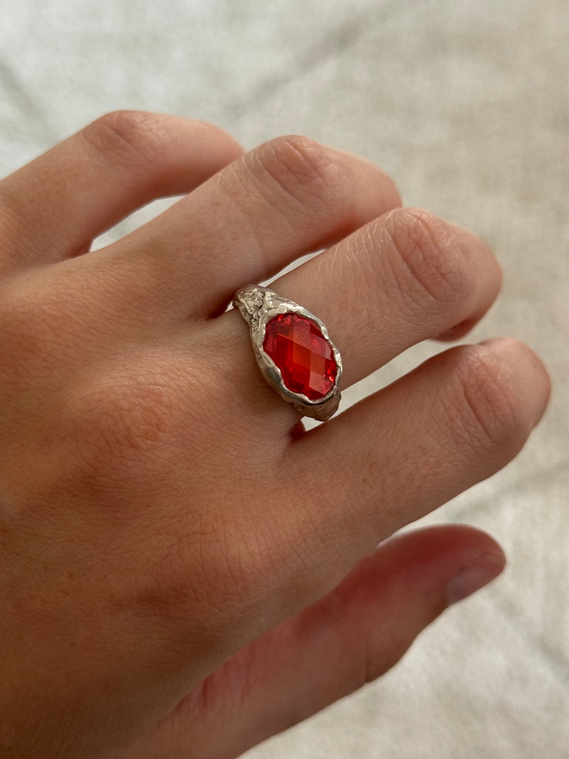 Rombo Ring — 925 silver ring, Camila D. Daneri