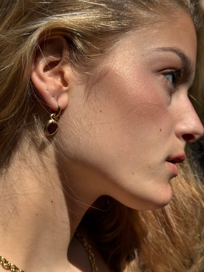 Granate Earrings