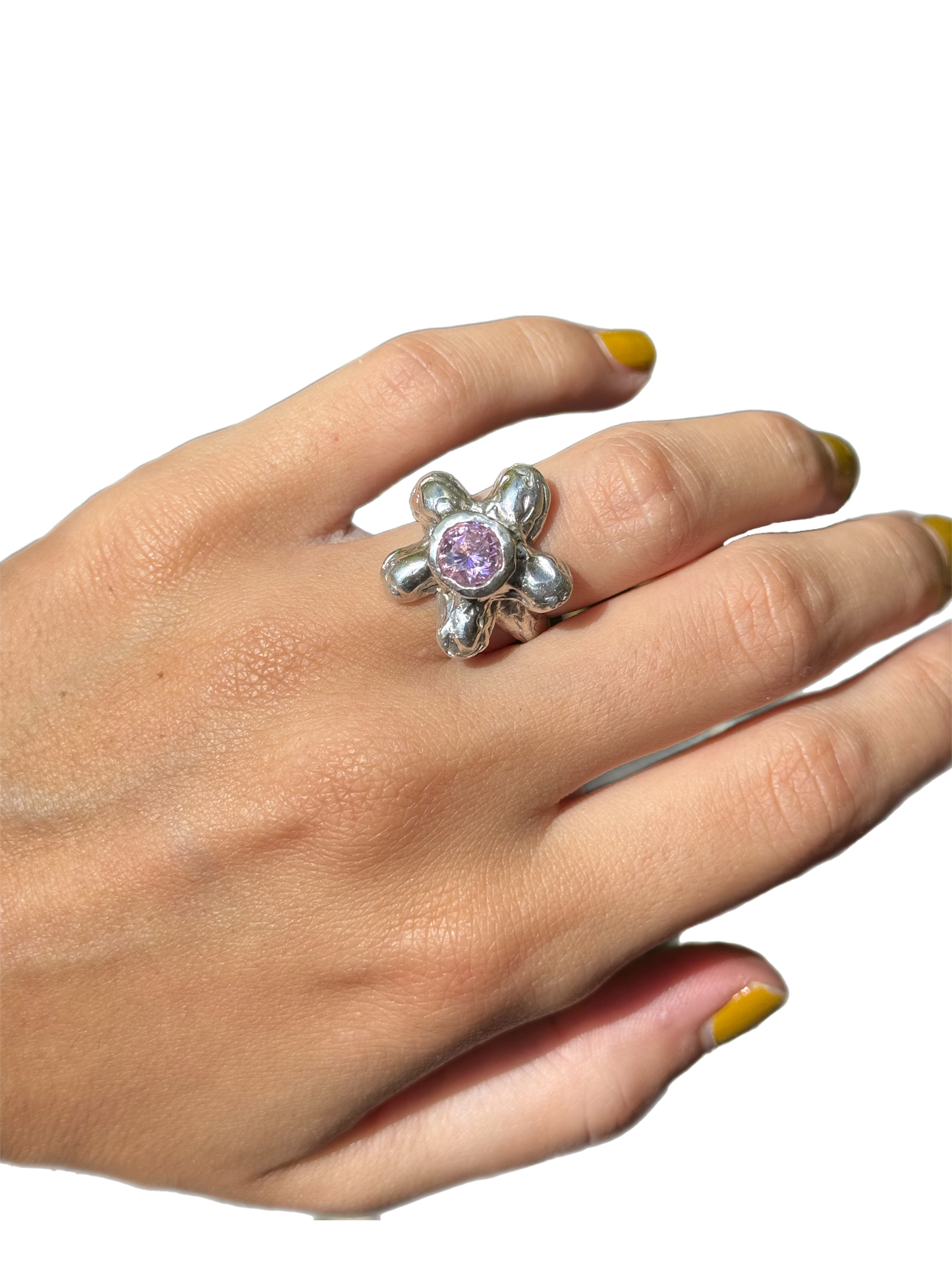 Flor Plata Ring