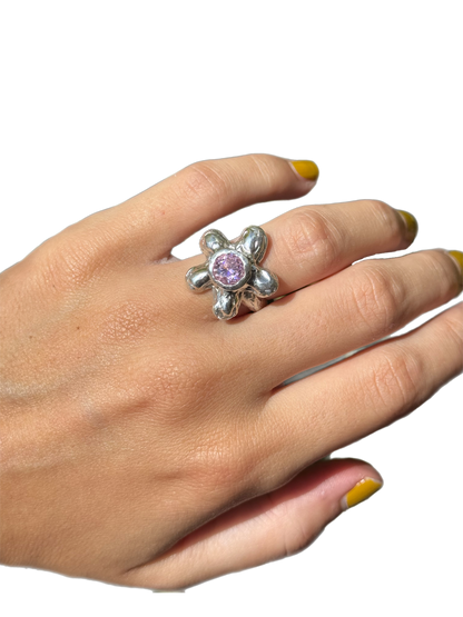 Flor Plata Ring