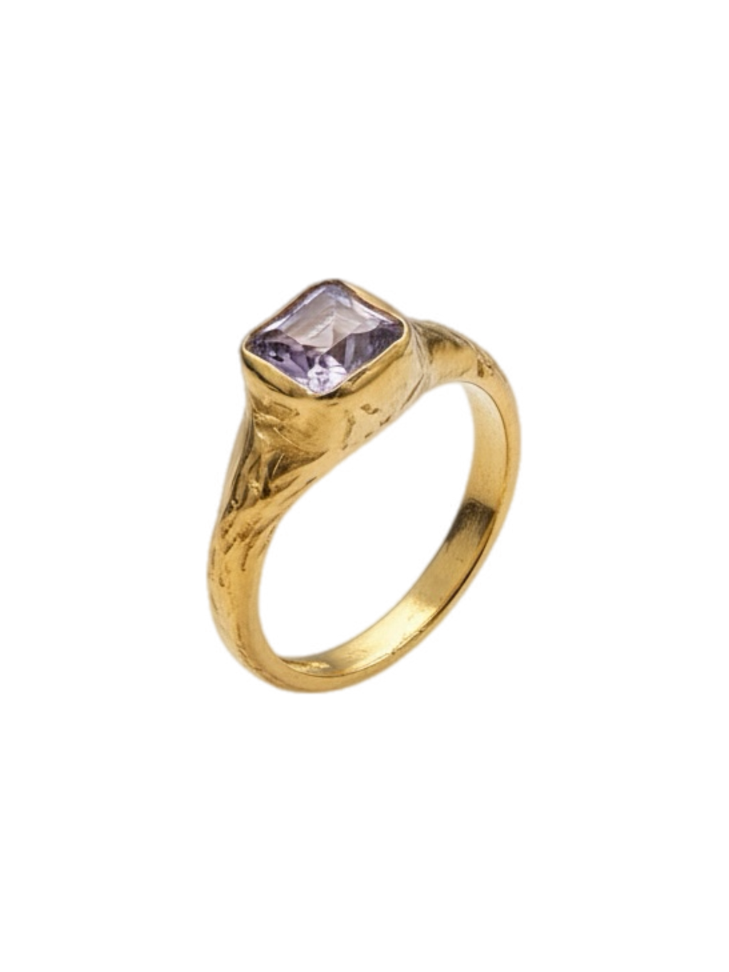 Amatista Ring — 925 silver ring with amethyst, Camila D. Daneri