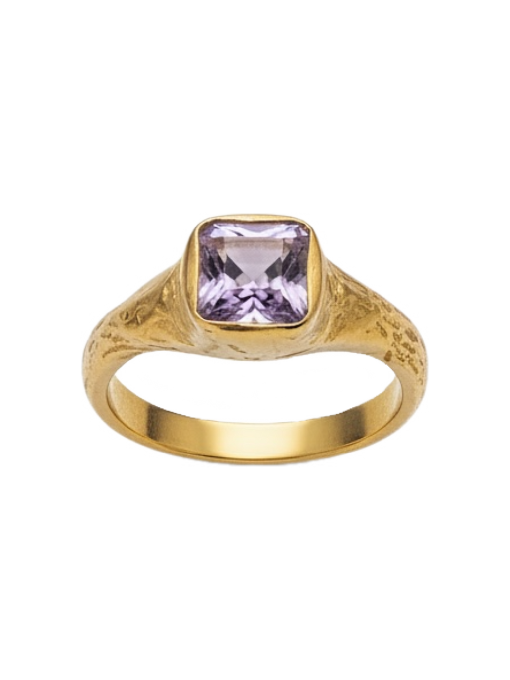 Amatista Ring — 925 silver ring with amethyst, Camila D. Daneri