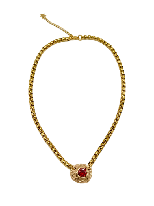 Manzana Roja Necklace