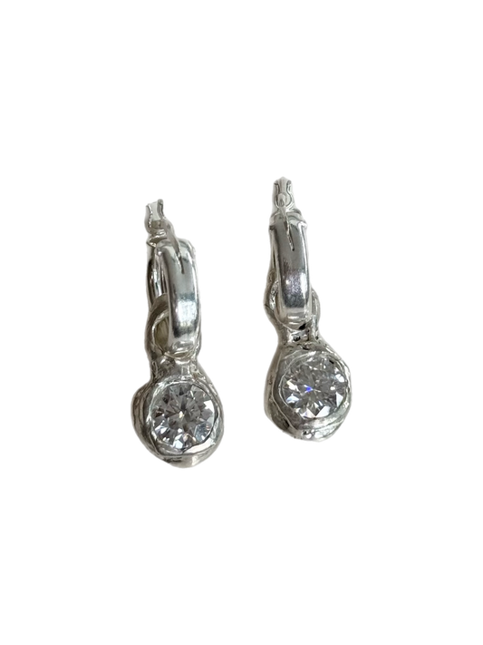 Moissanita Earrings