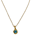 Topacio Necklace — 925 silver necklace with topaz, Camila D. Daneri