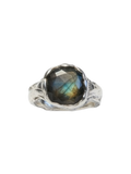 Labradorita Ring — 925 silver ring with labradorite, Camila D. Daneri