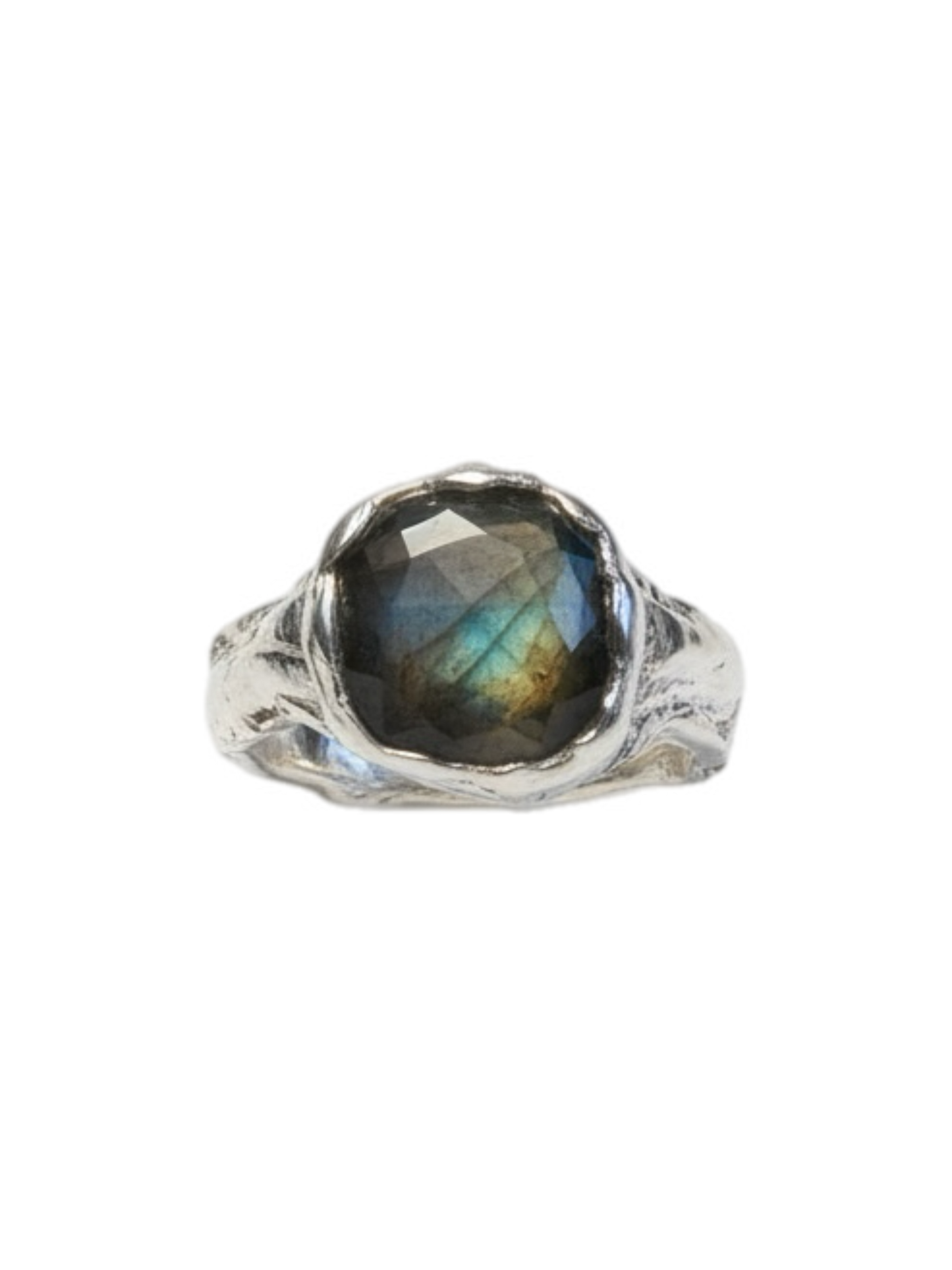 Labradorita Ring — 925 silver ring with labradorite, Camila D. Daneri