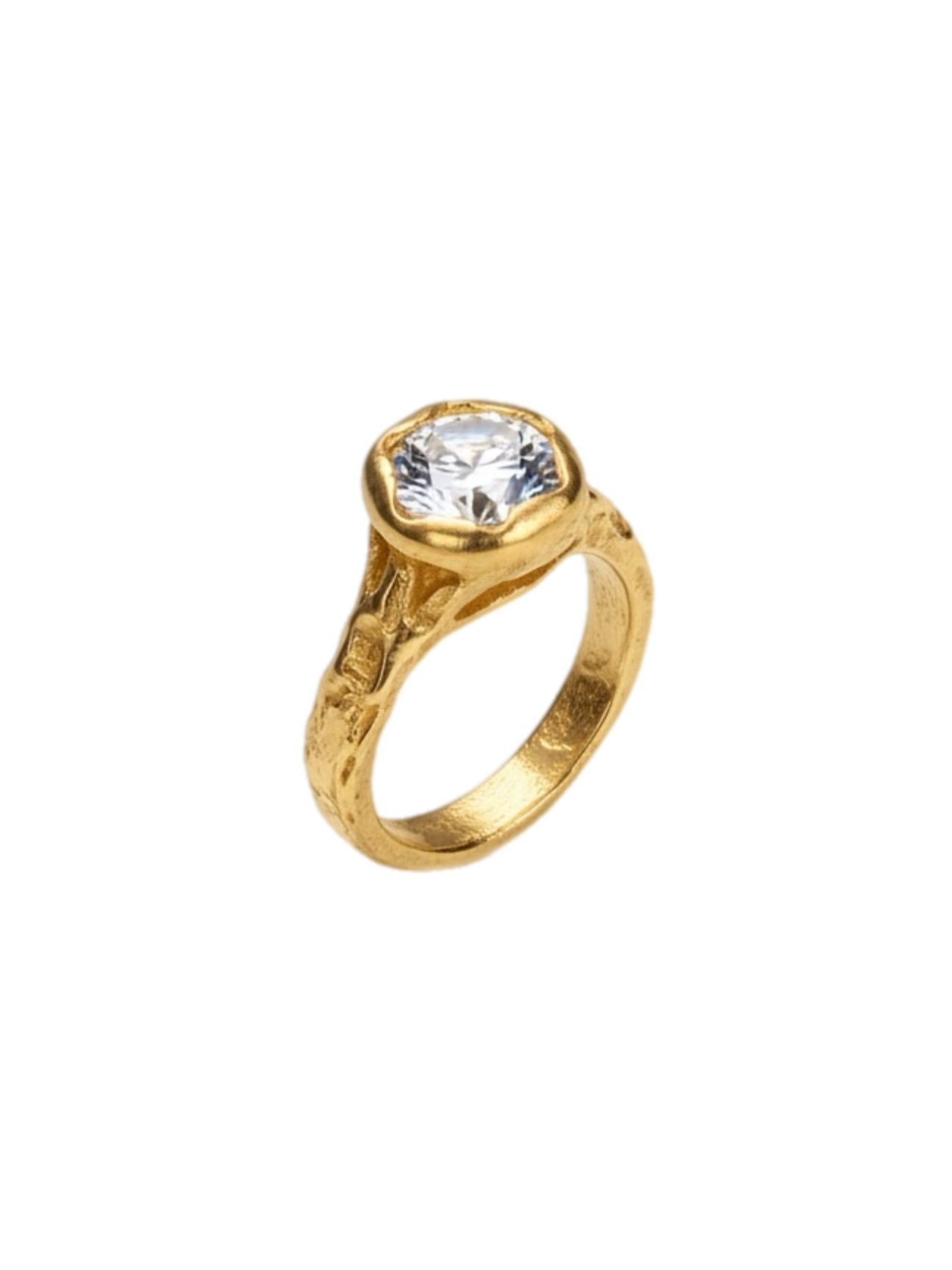 Moissanita Ring — 925 silver ring with moissanite, Camila D. Daneri