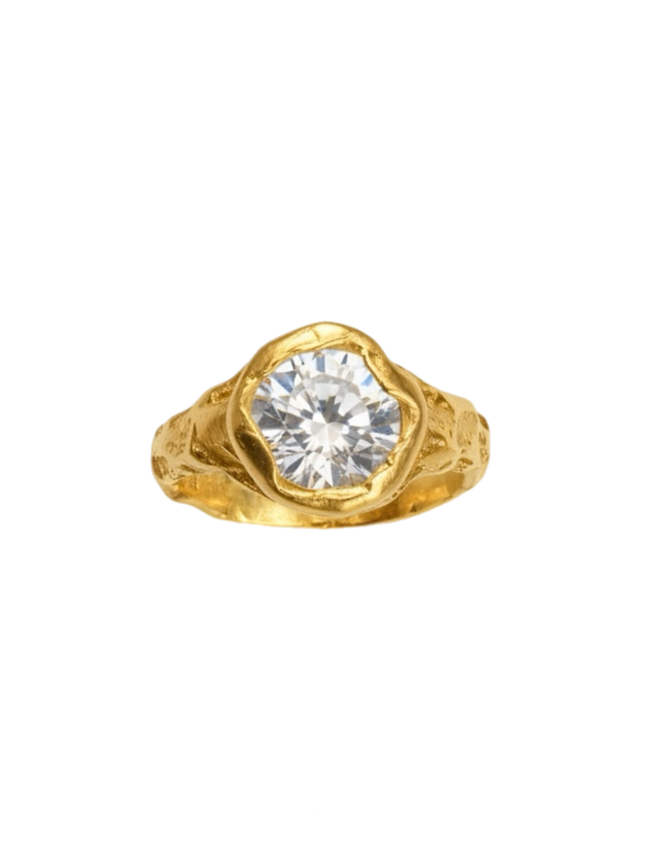 Moissanita Ring — 925 silver ring with moissanite, Camila D. Daneri
