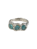 Apatita Ring — 925 silver ring with apatite, Camila D. Daneri