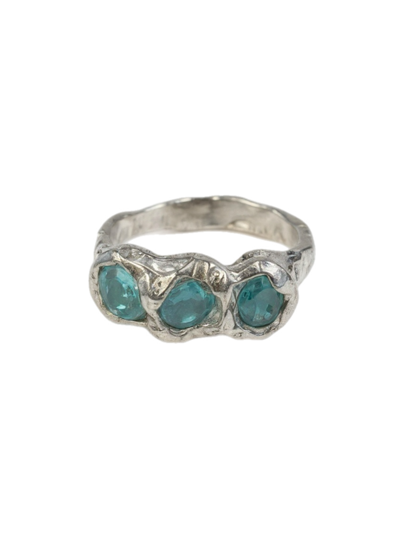 Apatita Ring — 925 silver ring with apatite, Camila D. Daneri