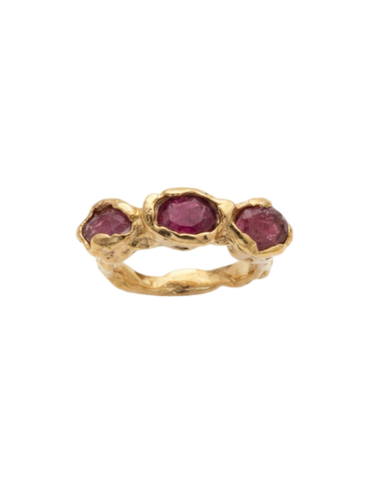 Turmalina Ring — 925 silver ring with tourmaline, Camila D. Daneri