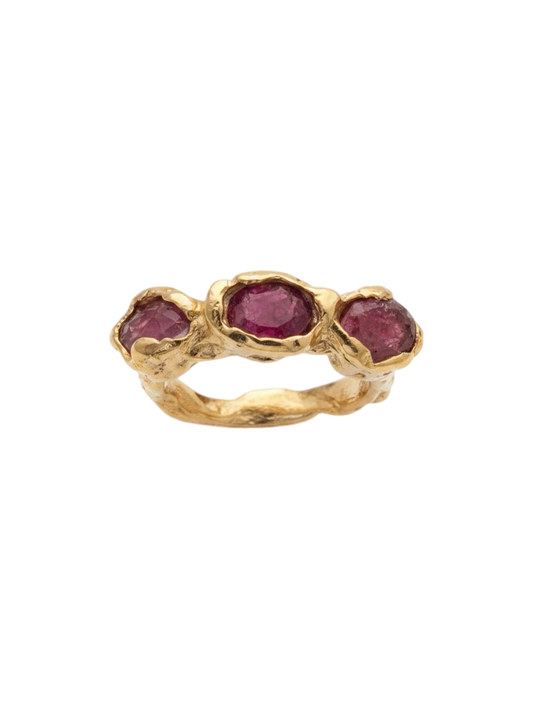 Turmalina Ring — 925 silver ring with tourmaline, Camila D. Daneri