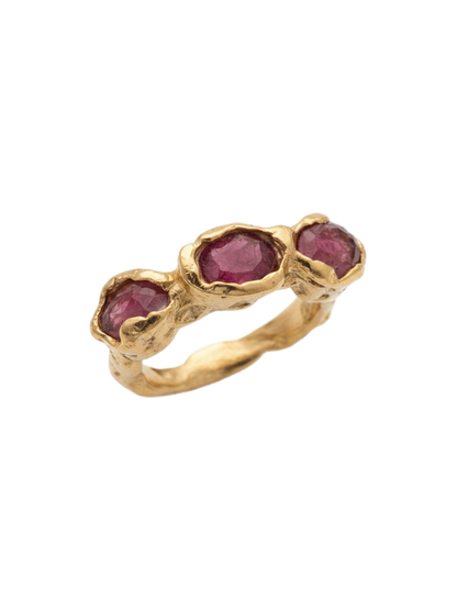 Turmalina Ring — 925 silver ring with tourmaline, Camila D. Daneri