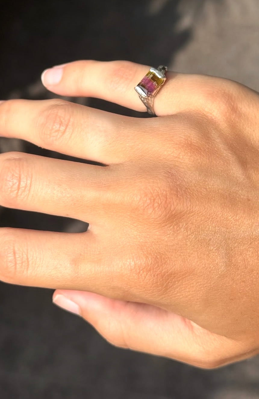 Turmalina Bicolor Ring