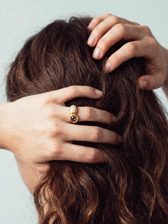 Perla & Humo Ring
