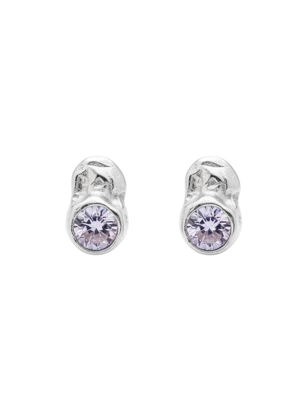 Amethyst Stud Earrings