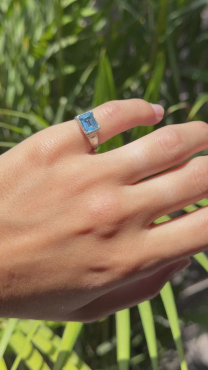 Rectangulo Pinky Ring