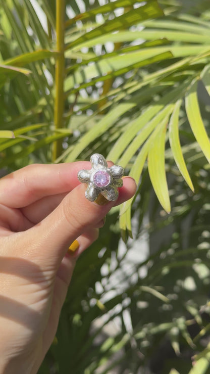 Flor Plata Ring