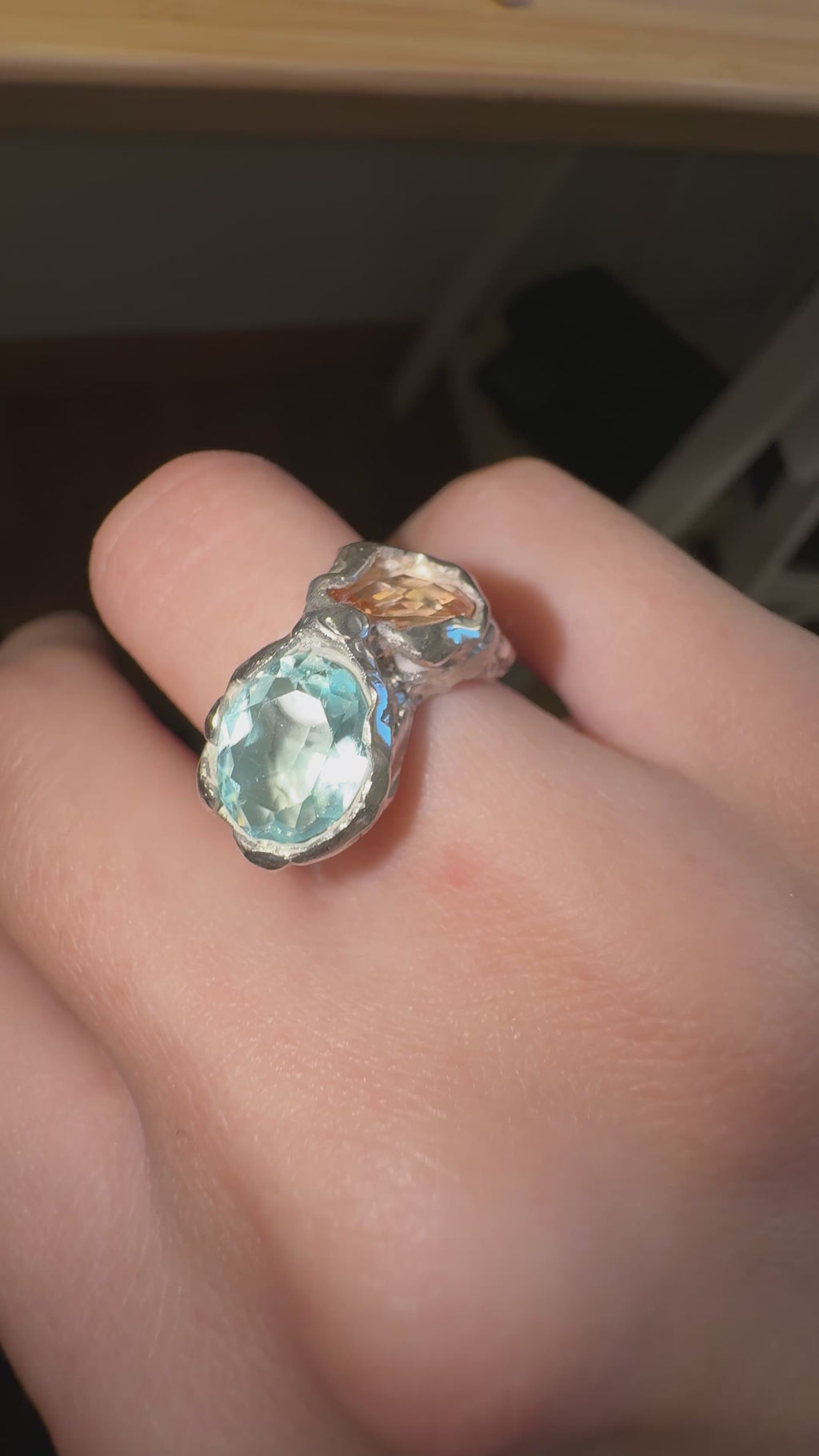 Aquamarina Ring