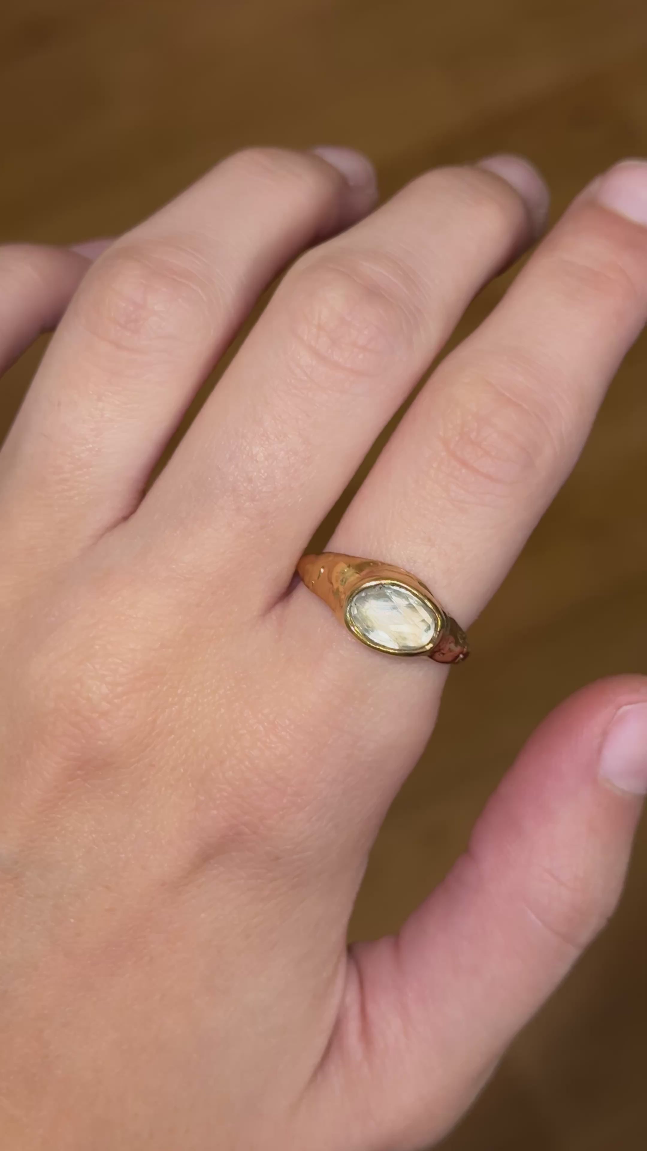 Prasiolita Ring